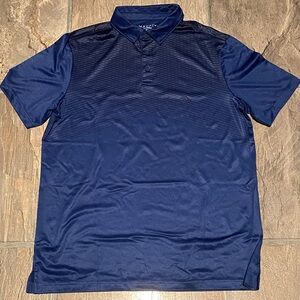 ‘Matrix’ Men’s Dri-wear Blue Polo/Golf Shirt. Size US Medium
